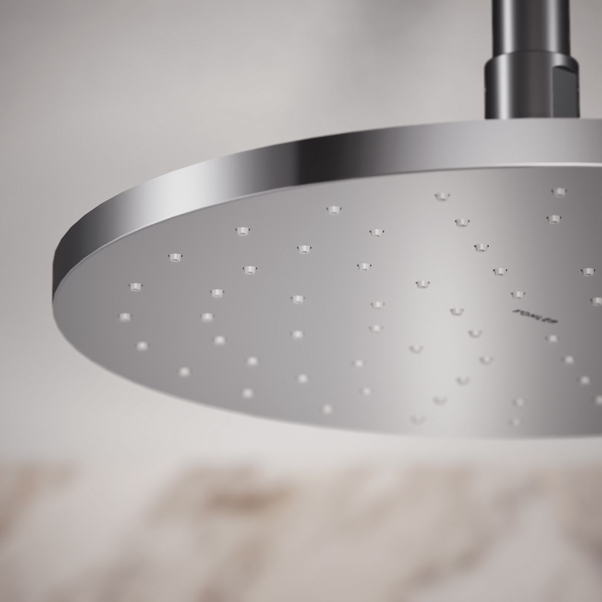 Kohler 13689-CP Contemporary Round 10" single-function rainhead, 2.5 gpm