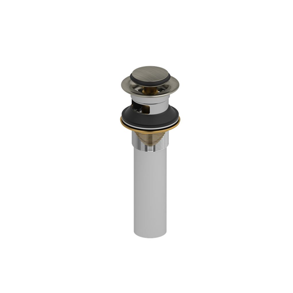 Riobel DB150BN Drain 6-1/8" Push F/Lavatory W/Overflow Nickel