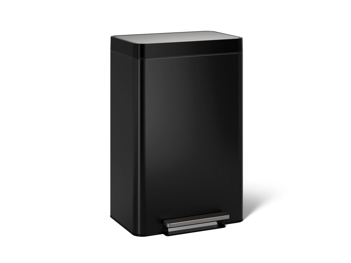 Kohler 20940-BST 13-gallon stainless steel step trash can