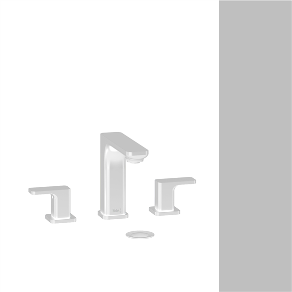 Riobel Equinox EQ08BK Lavatory Faucet 4-1/2" Deck-Mount 3H 8CC WS 1.20 GPM W/2-Lever Push Black