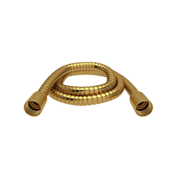 Riobel 7259BG Hose 59" 1/2" Metal Flexible Swivel W/2-Check Valves Gold