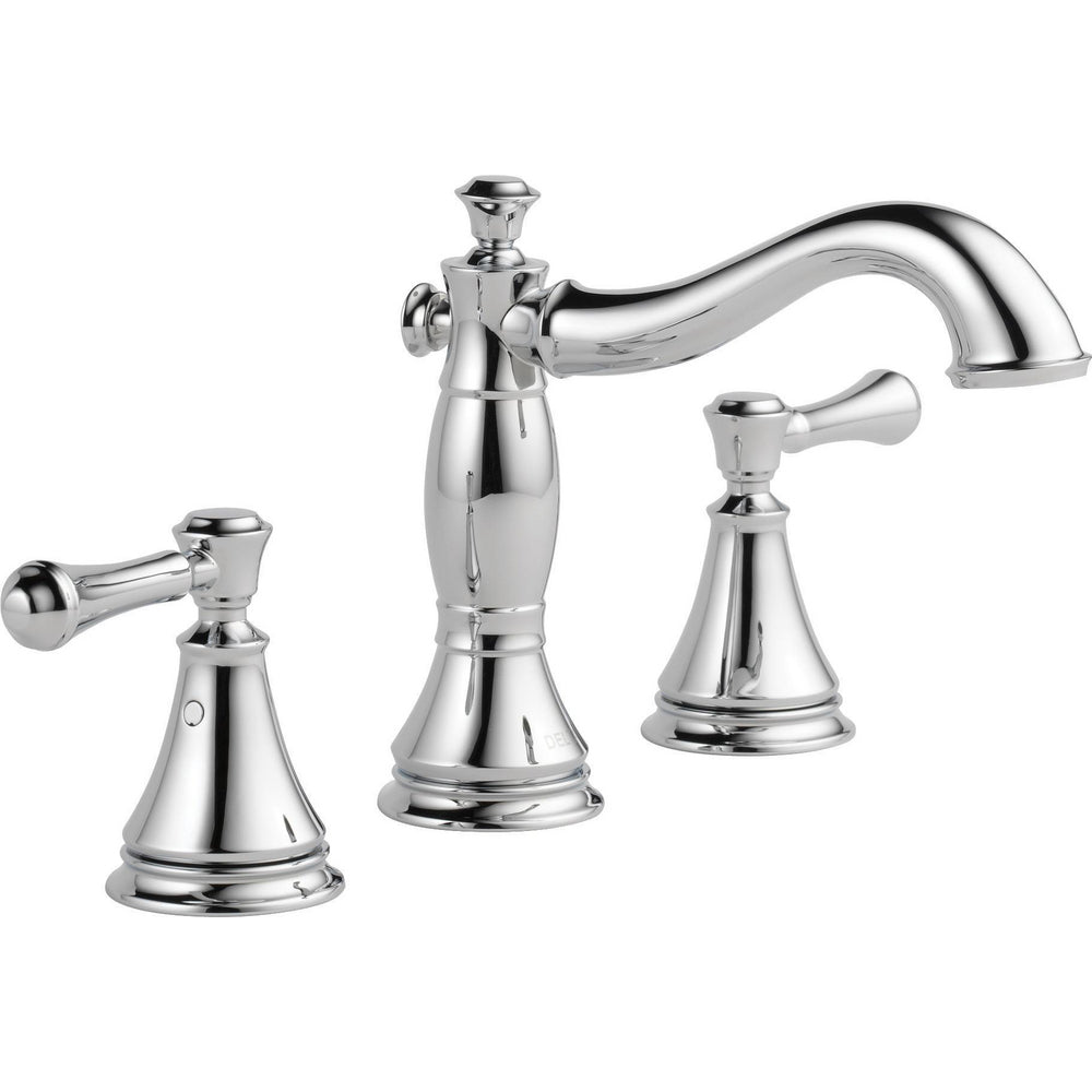 Delta 3597LF-MPU - Two Handle Wide Spread Lavatory W/ Metal Pop-Up