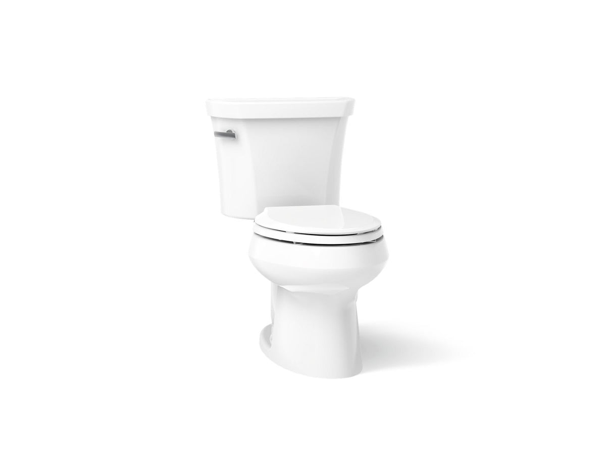 Kohler 3998-U-0 Wellworth Two-piece elongated toilet, 1.28 gpf