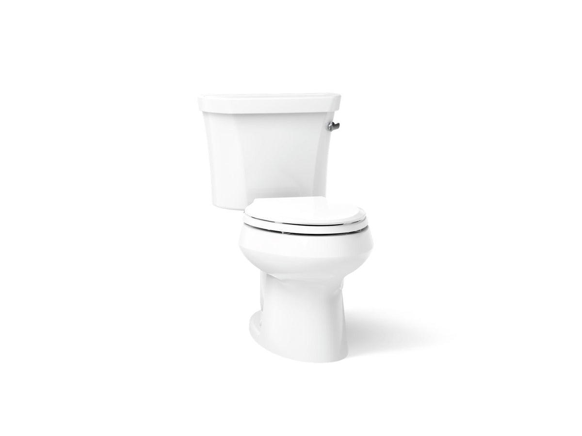 Kohler 3998-RA-0 Wellworth Two-piece elongated toilet, 1.28 gpf
