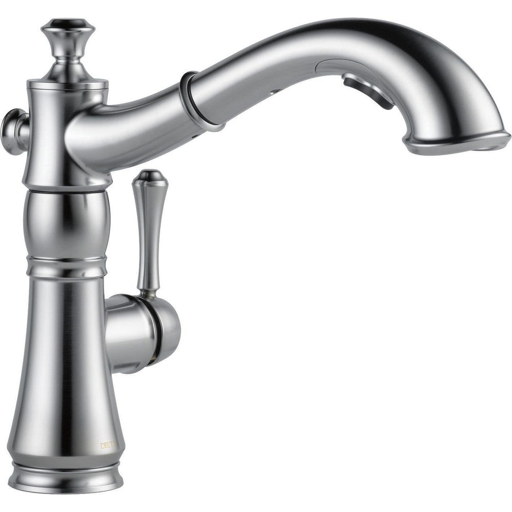 Delta 4197-DST - Single Handle Pull-Out Kitchen Faucet