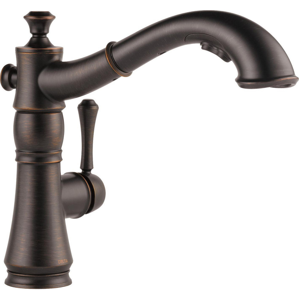 Delta 4197-DST - Single Handle Pull-Out Kitchen Faucet