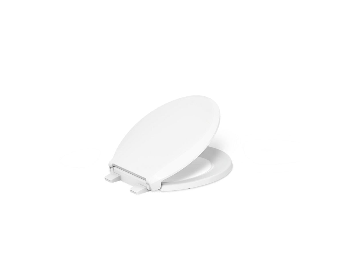 Kohler 4639-RL-0 Cachet ReadyLatch Quiet-Close round-front toilet seat