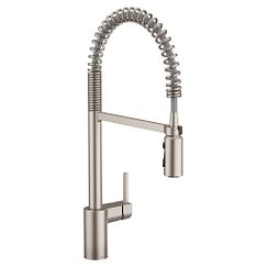 Moen 5923 - one-handle pulldown kitchen faucet - Spot Resist Stainless / 5923SRS