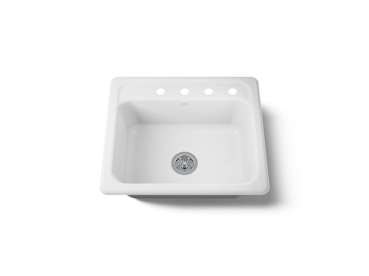 Kohler 5964-4-0 Mayfield 25" top-mount single-bowl kitchen sink