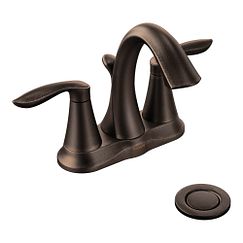 Moen 6410ORB - Oil rubbed bronze two-handle bathroom faucet