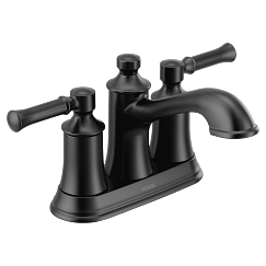 Moen 6802BL - Matte black two-handle bathroom faucet