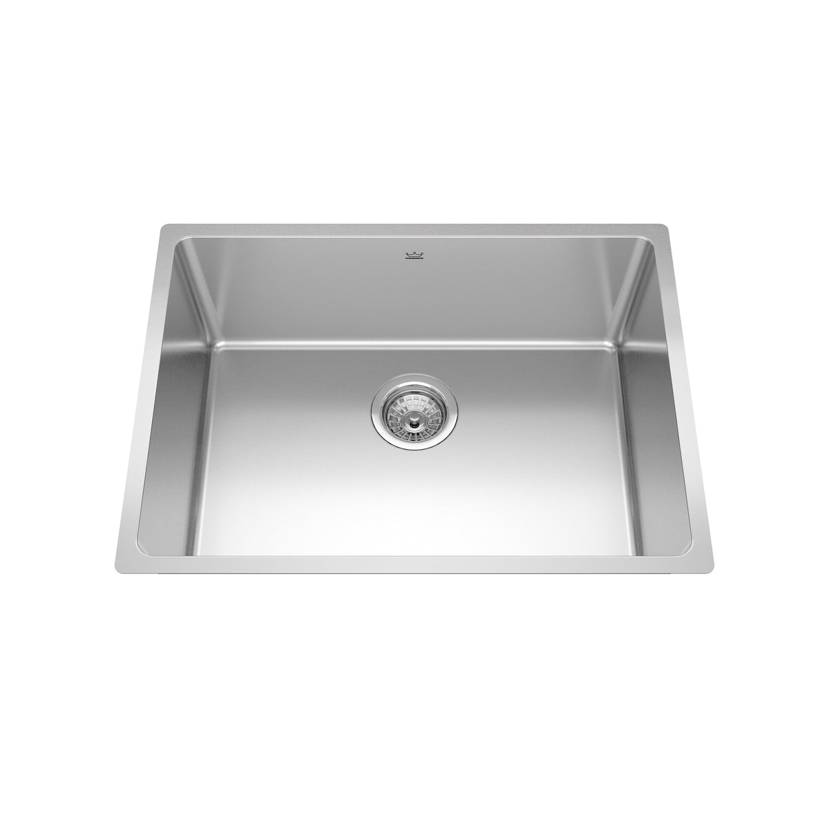 Franke Kindred BSU1825-9 - Brookmore 24.7-in LR x 18.2-in FB Undermount Single Bowl Stainless Steel Kitchen Sink