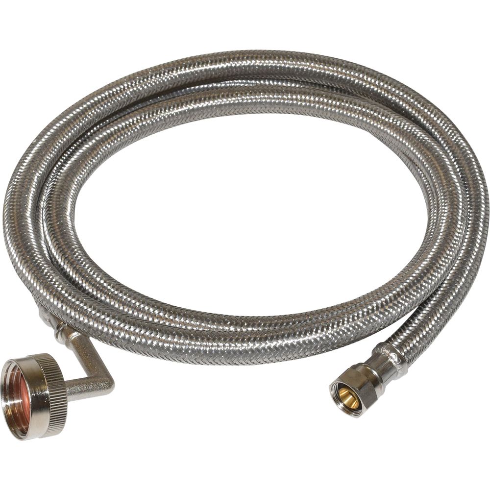 CraftX CX160PDWC - 60" Braided Stainless Steel Dishwasher Connector
