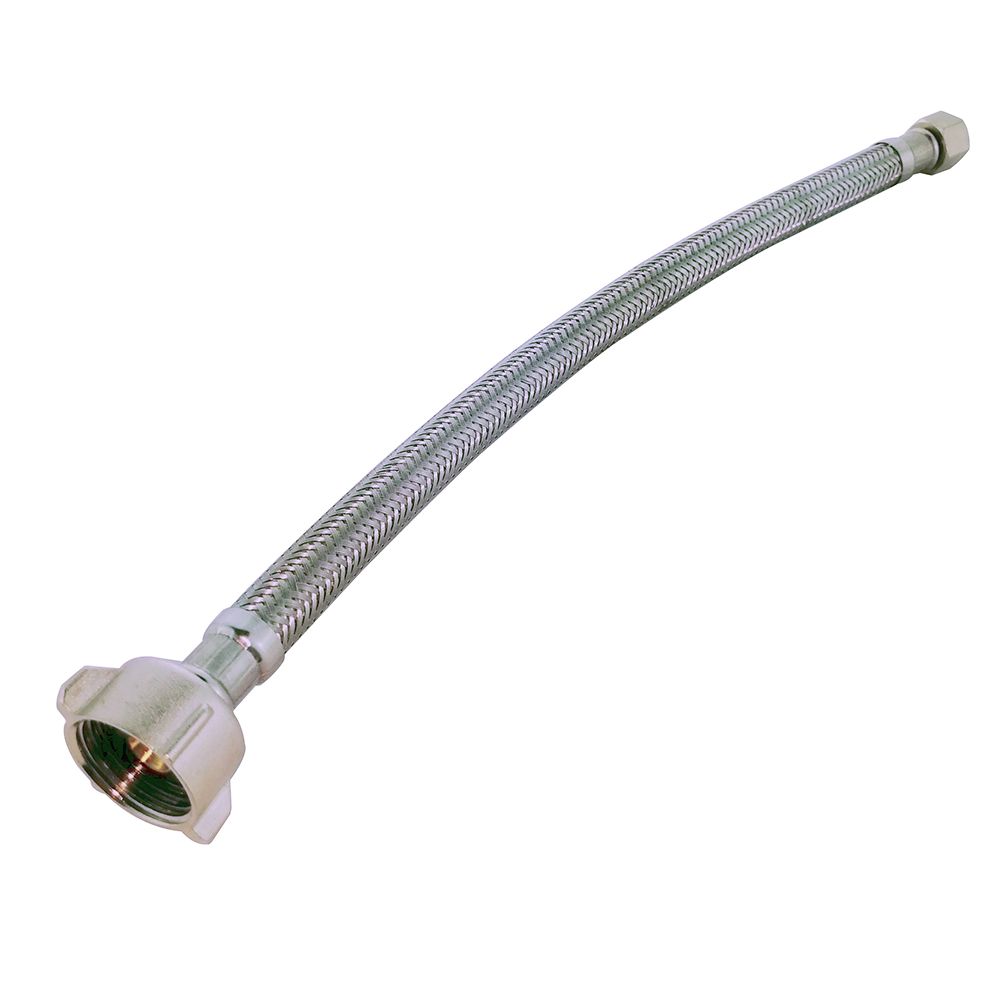CraftX CX16WCC - 16" Braided Stainless Steel Closet Connector