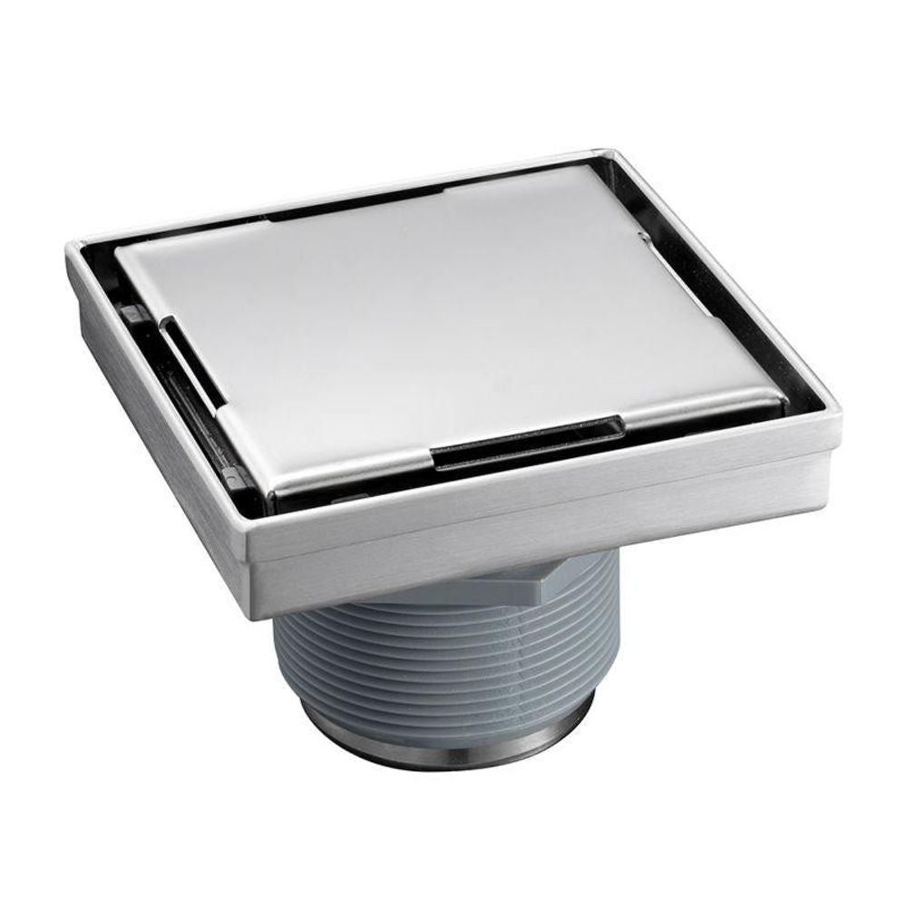 CraftX CX6601 - 6x6" Square Stainless Steel Showerdrain