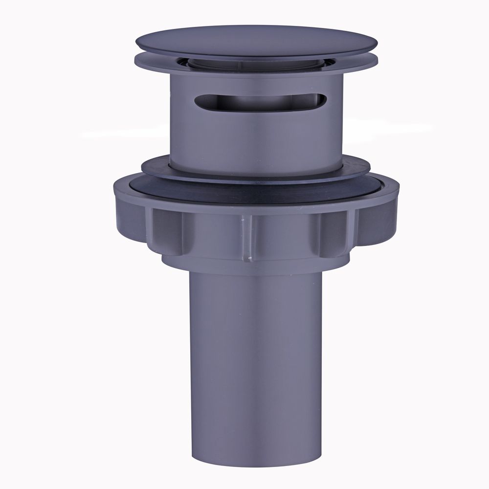 CraftX CXPOP - Plastic Push Pop Up Drain - Black