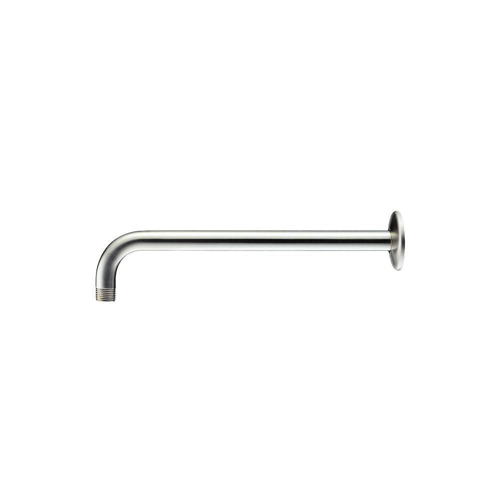 CraftX CXRA12SA - 12" Right Angle Shower Arm & Flange - Brushed Nickel
