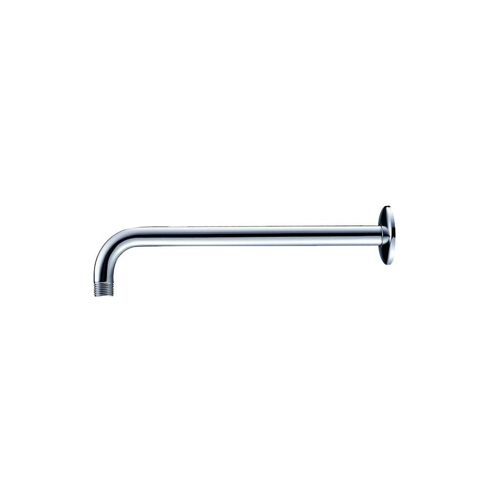 CraftX CXRA12SA - 12" Right Angle Shower Arm & Flange - Polished Chrome