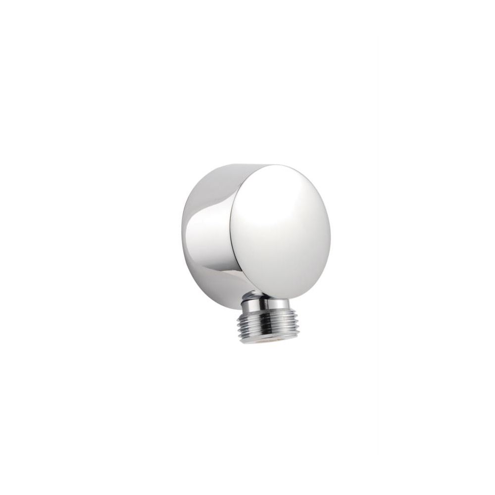 CraftX CXSE - 1/2" Brass Wall-Mount Elbow - Polished Chrome