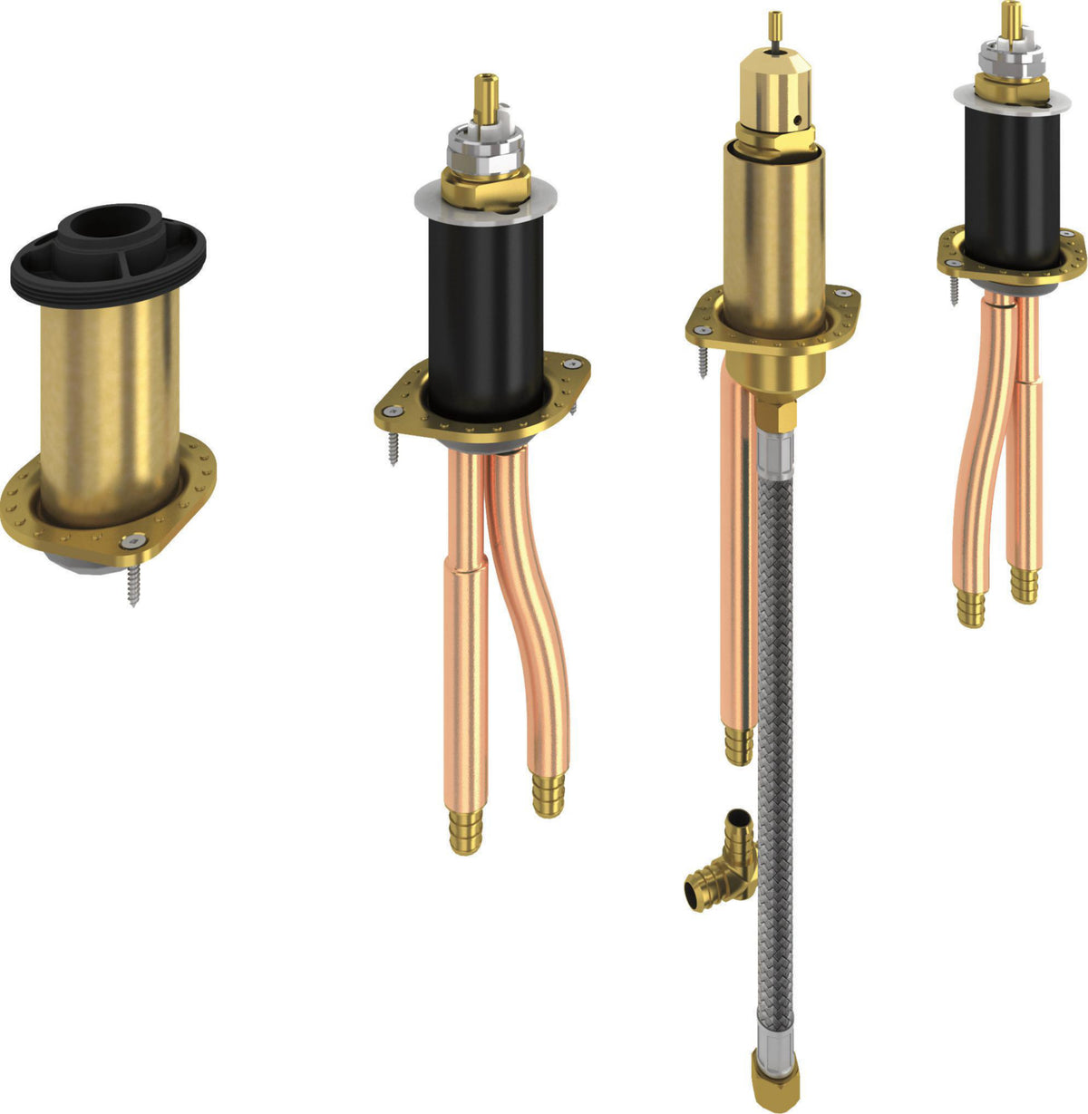 Delta R4707-PX - Flexible Roman Tub With Hand Shower Rough - Default Title