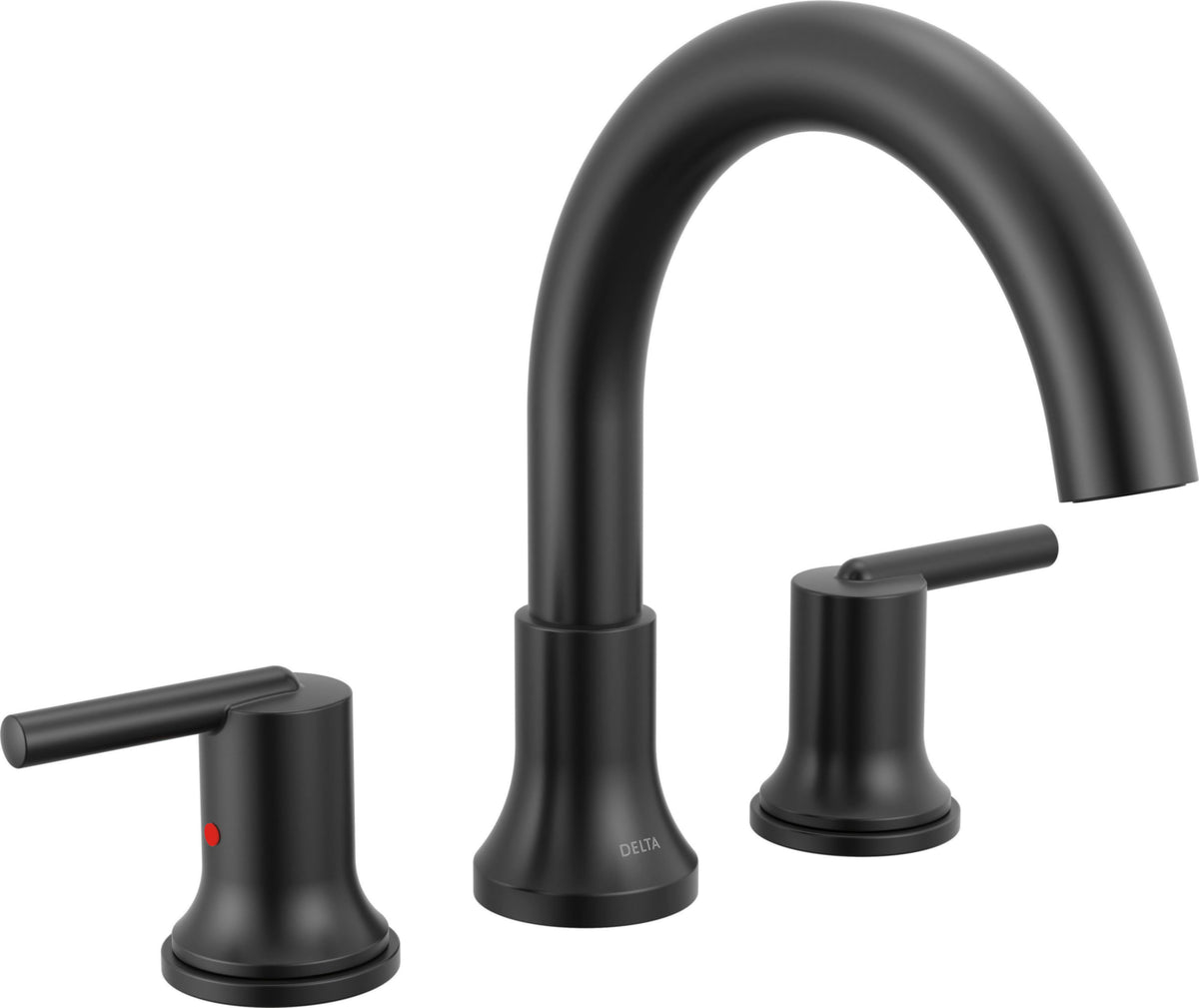 Delta T2759 - 3-Hole Roman Tub Trim - Matte Black
