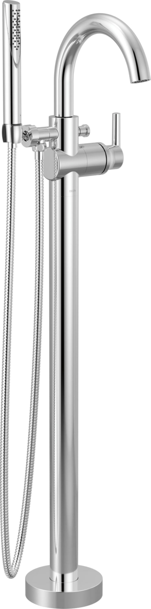 Delta T4759-FL - Floor Mount Tub Filler - Chrome