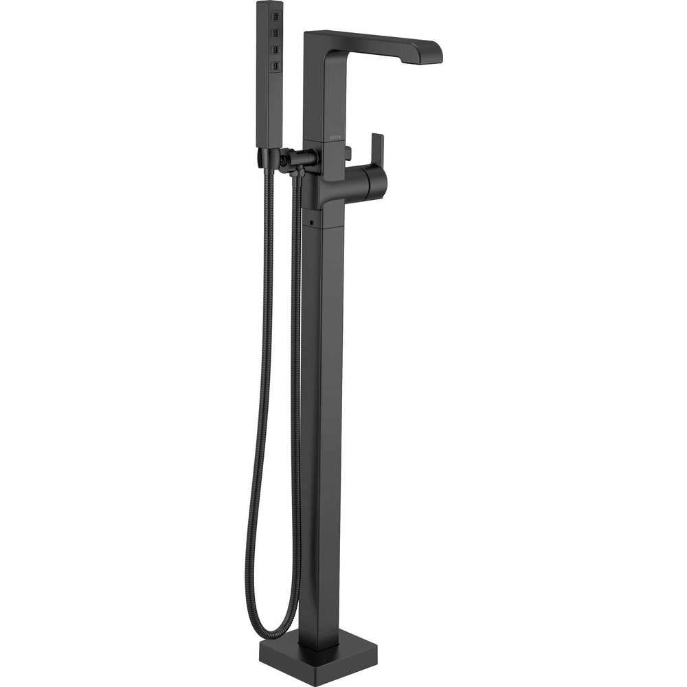 Delta T4767-FL - Floor Mount Tub Filler With Handshower