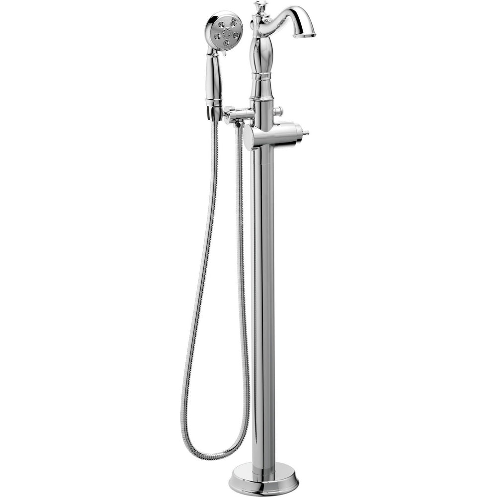 Delta T4797-FL-LHP - Floor Mount Tub Filler