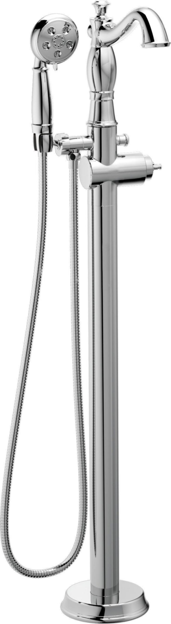 Delta T4797-FL-LHP - Floor Mount Tub Filler