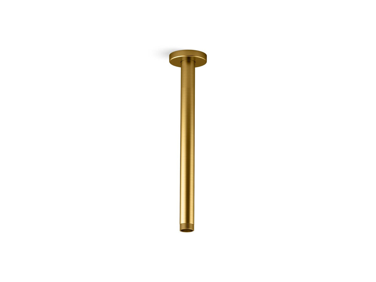 Kohler 26321-2MB Statement 12" ceiling-mount single-function rainhead arm and flange
