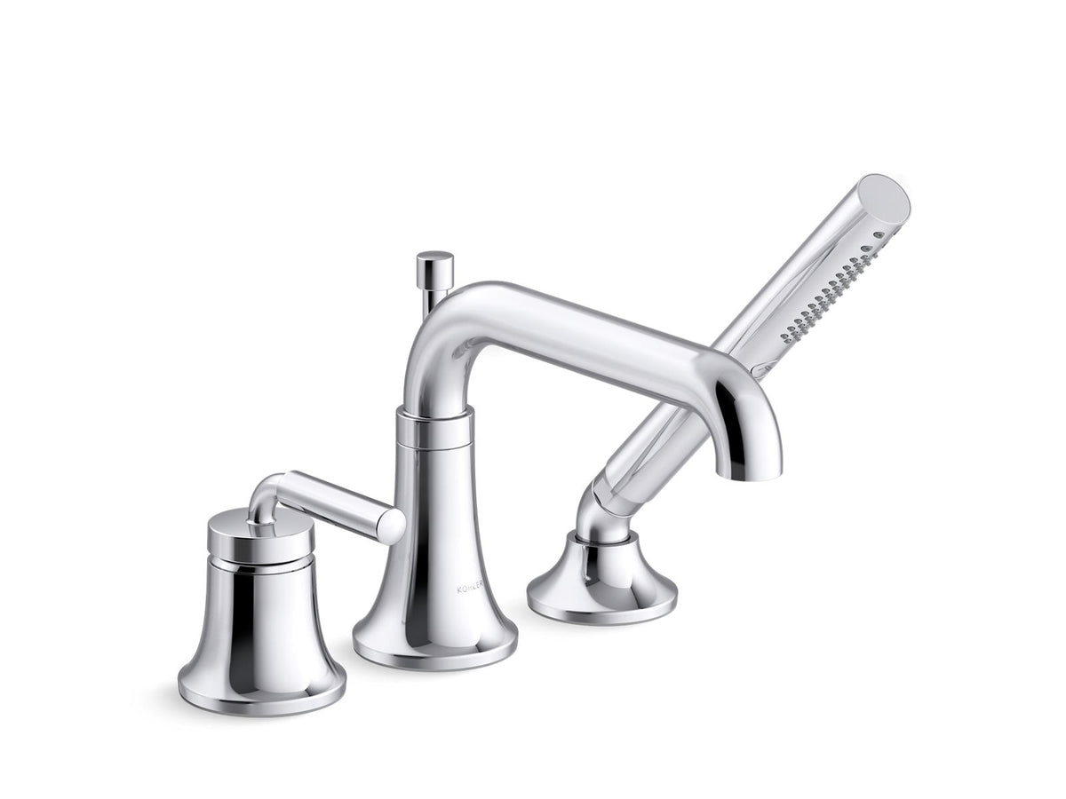 Tone Deck-mount bath faucet with handshower
