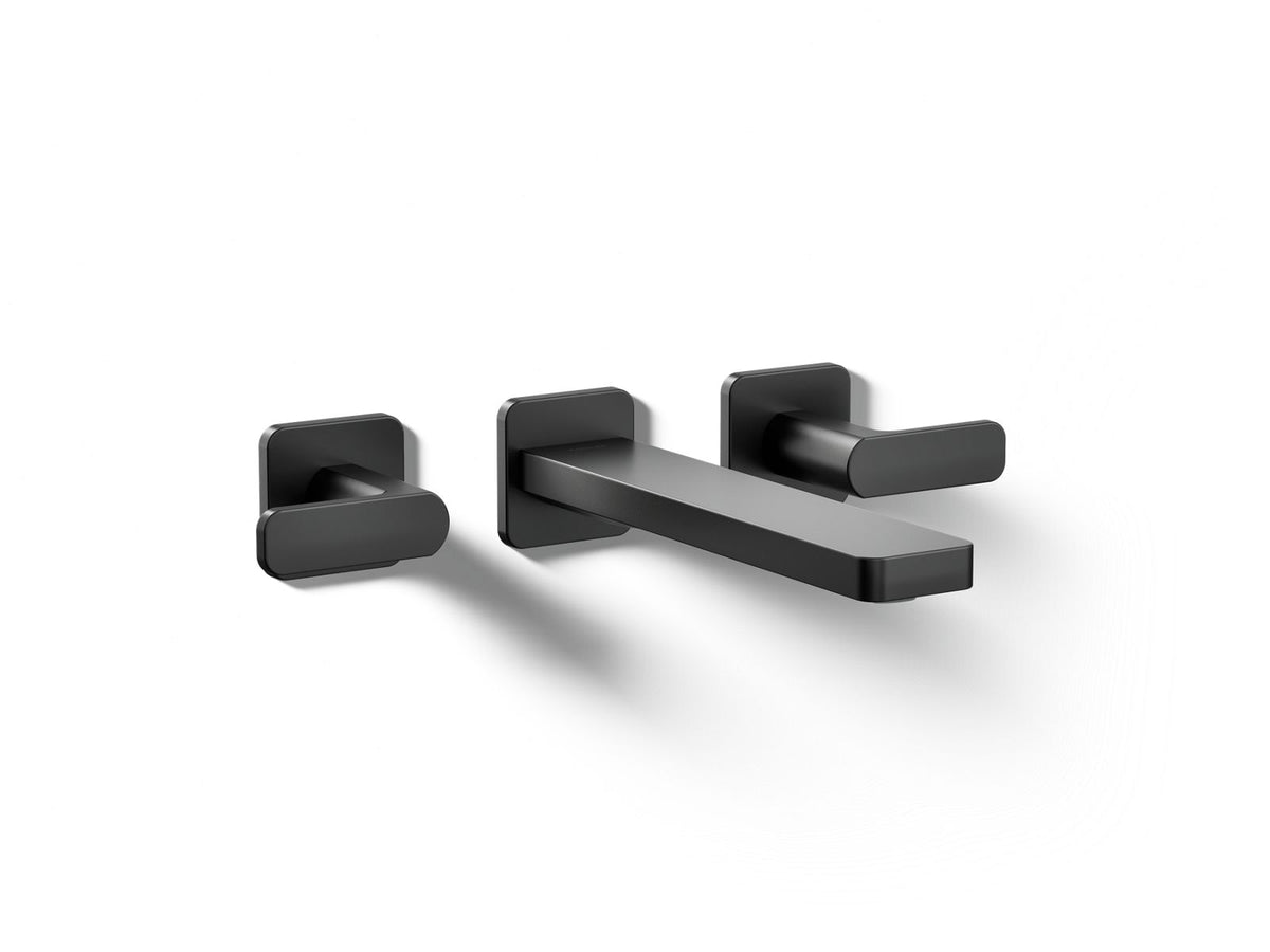 Kohler T27120-4-BL Parallel Wall-mount bathroom sink faucet trim, 1.2 gpm