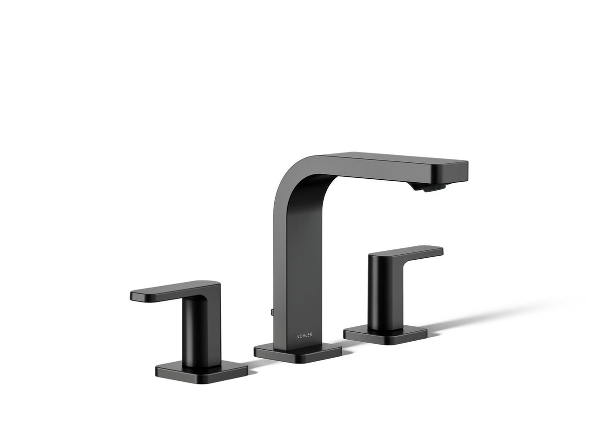 Kohler 23484-4-BL Parallel Widespread Bathroom Sink Faucet, 1.2 GPM