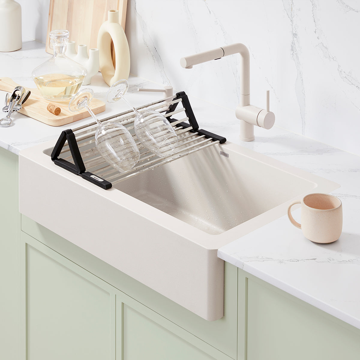Blanco - 238483 - Stainless Steel Foldable Drying Mat - Beauty Shot 2