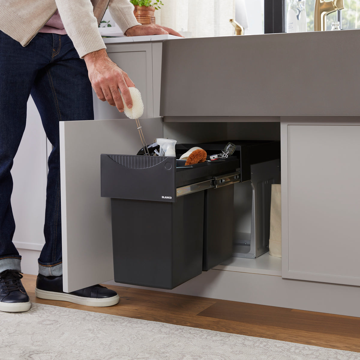 Blanco - 526376 - Botton II Storage System - Black - Beauty Shot 10