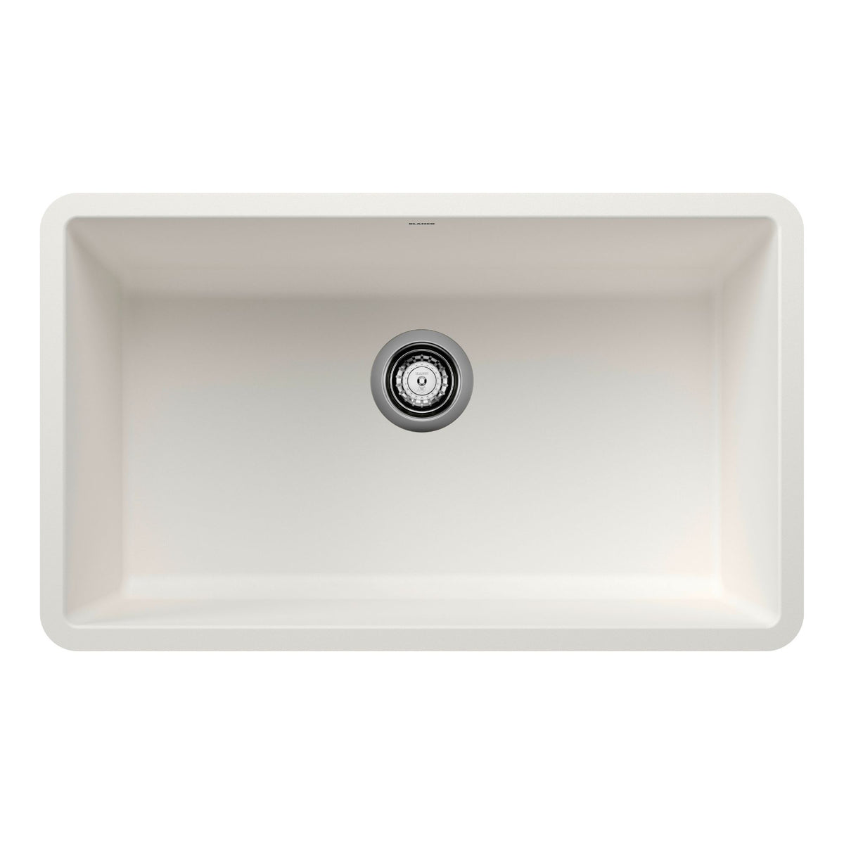 Blanco - 403914 - Precis SILGRANIT 30" Single Bowl Undermount Kitchen Sink - White