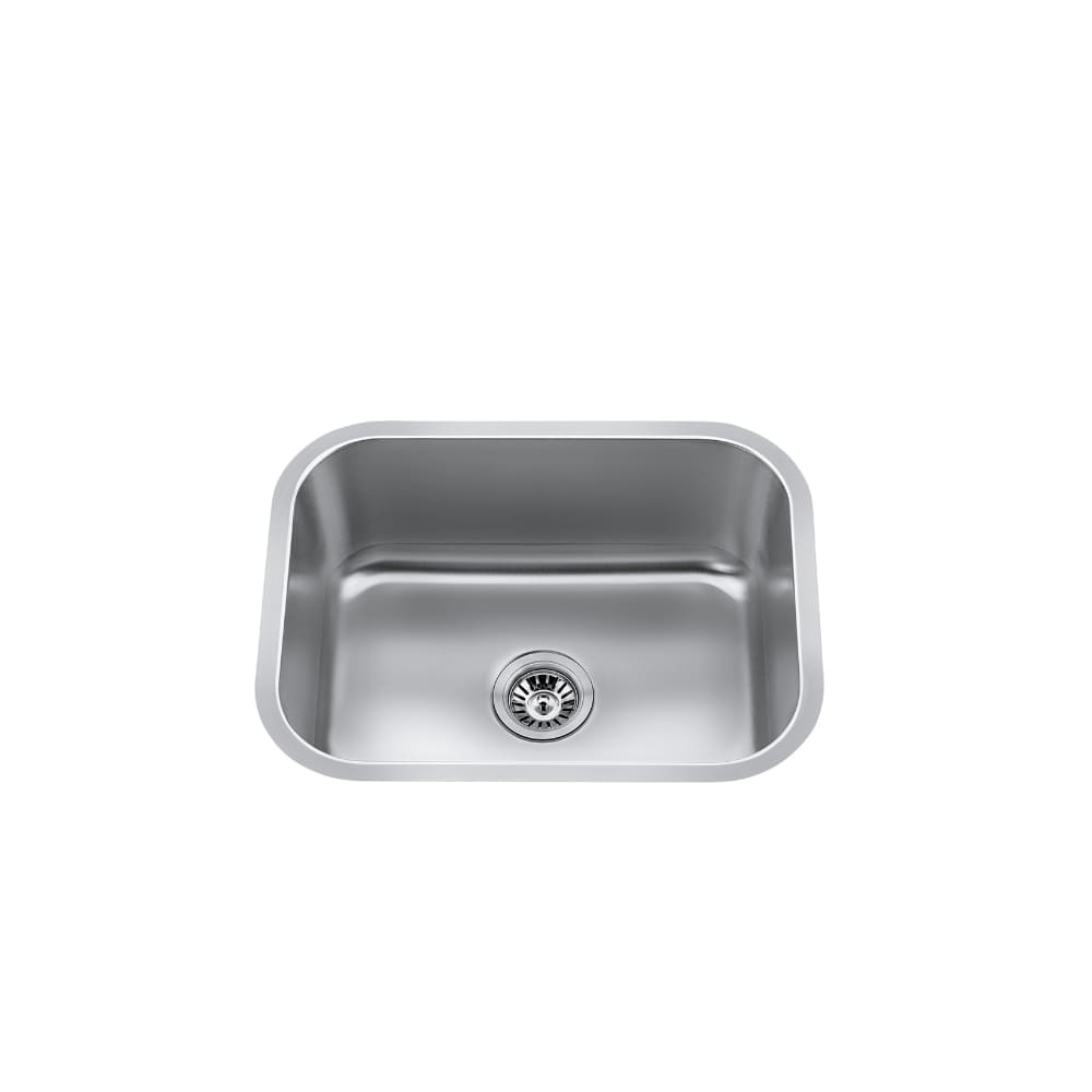 21" Undermount Single-Bowl Stainless Steel Kitchen Sink with Strainer - CraftX CXUS771