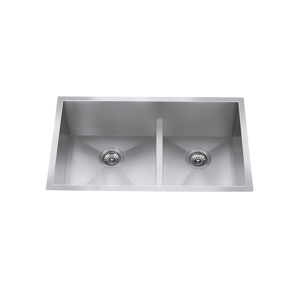 CraftX CXZD771L 32-inch low-divide undermount double-bowl kitchen sink