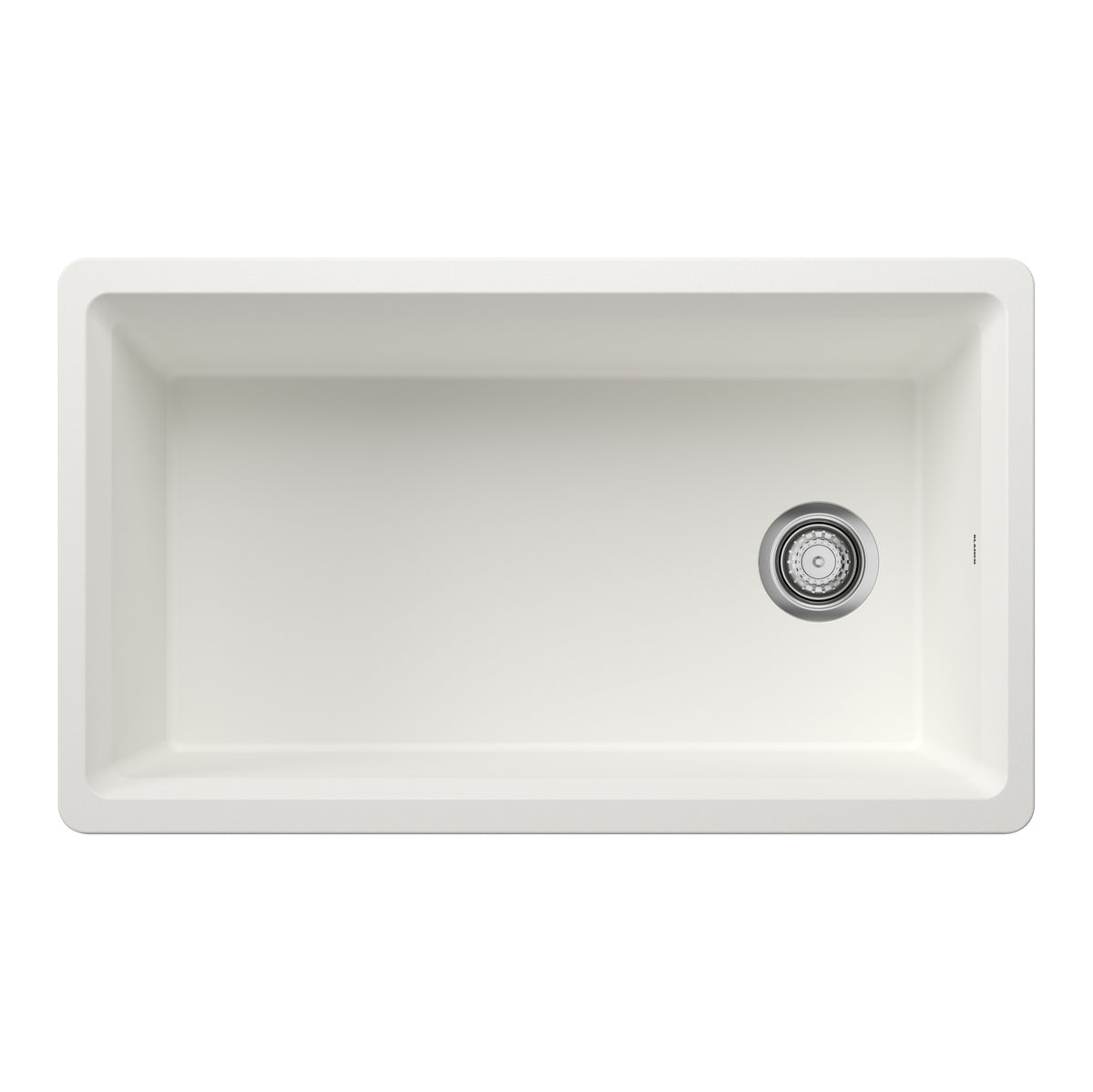 Blanco - 403887 - Inteos SILGRANIT 33" Single Bowl Reversible Undermount Workstation Kitchen Sink - White - Beauty Shot 2