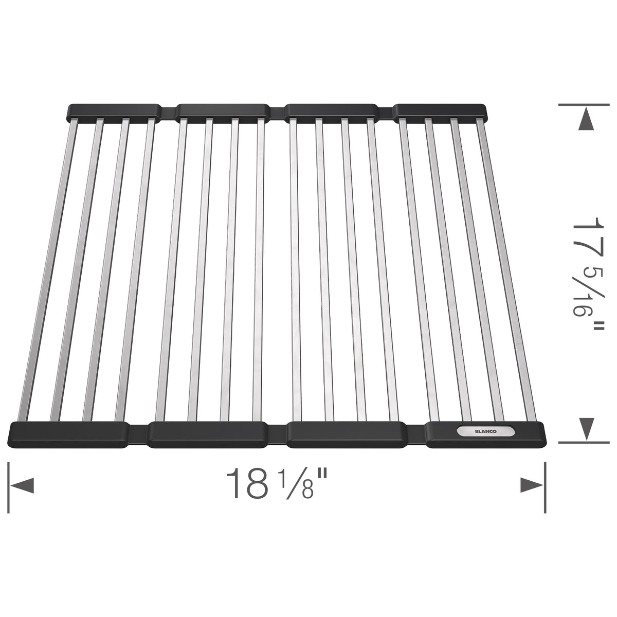 Blanco - 238483 - Stainless Steel Foldable Drying Mat - Dimension Shot