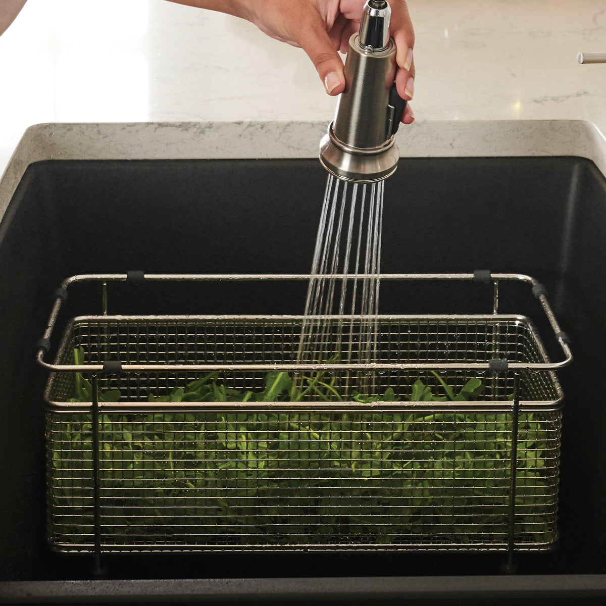 Blanco - 406461 - Mesh Basket - Stainless Steel (Performa Cascade) - Beauty Shot 4