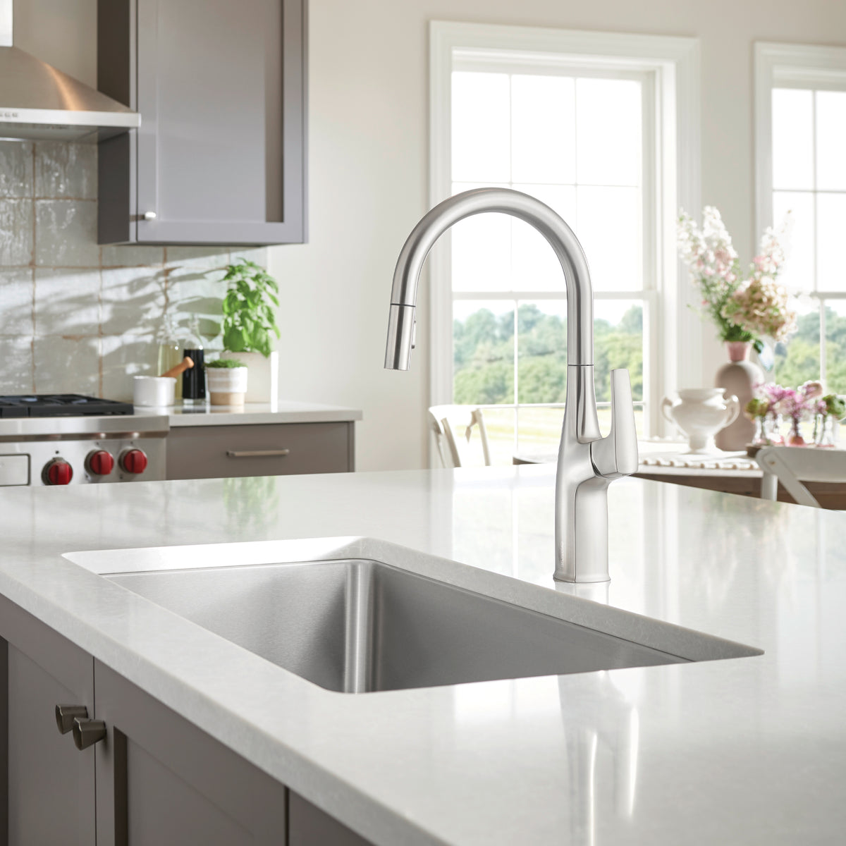 Blanco - 402241 - Formera 32" Single Bowl Undermount Stainless Steel Kitchen Sink - Satin Polish - Beauty Shot 3