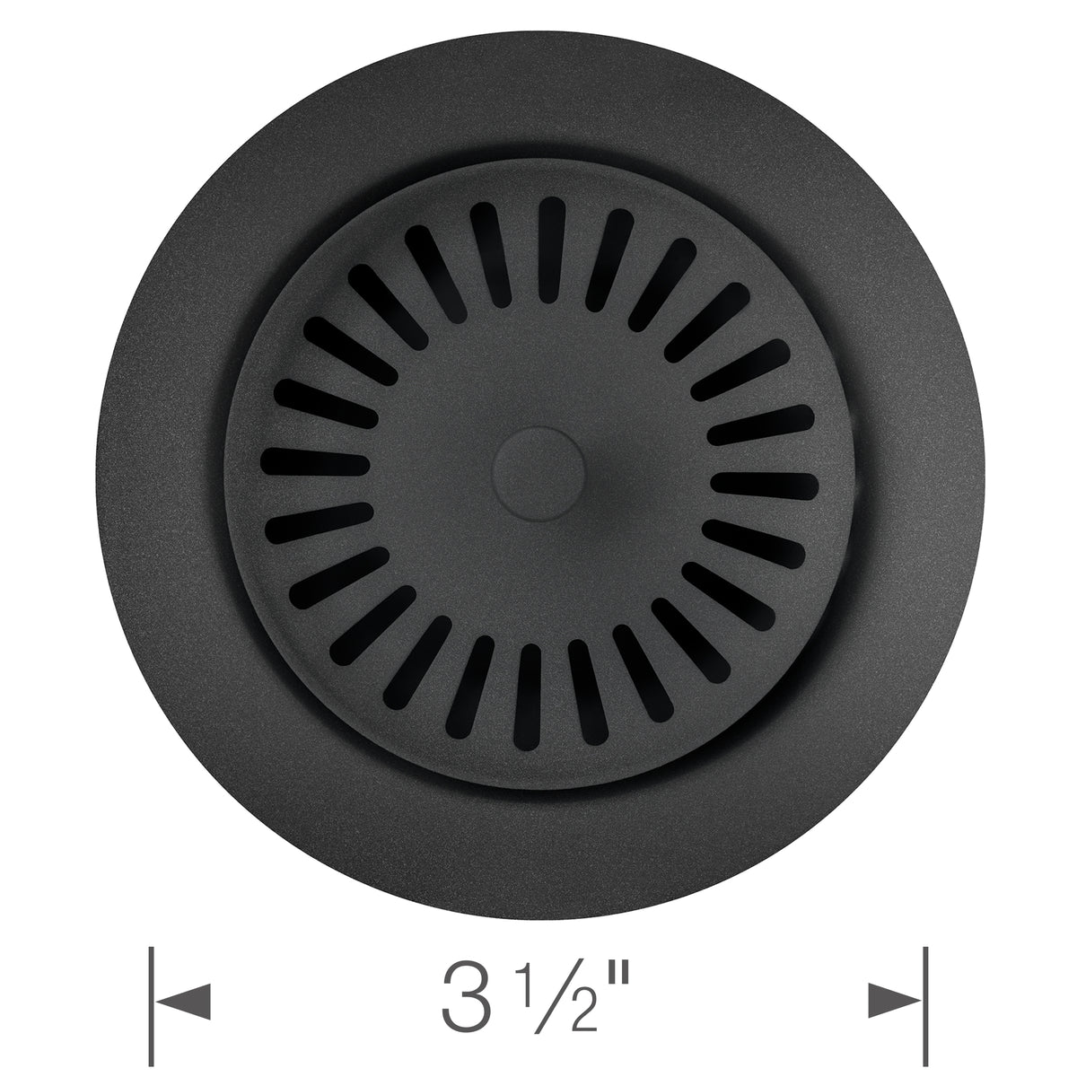 Blanco - 240333 - Color-Coordinated Metal Disposal Flange - Anthracite - Dimension Shot