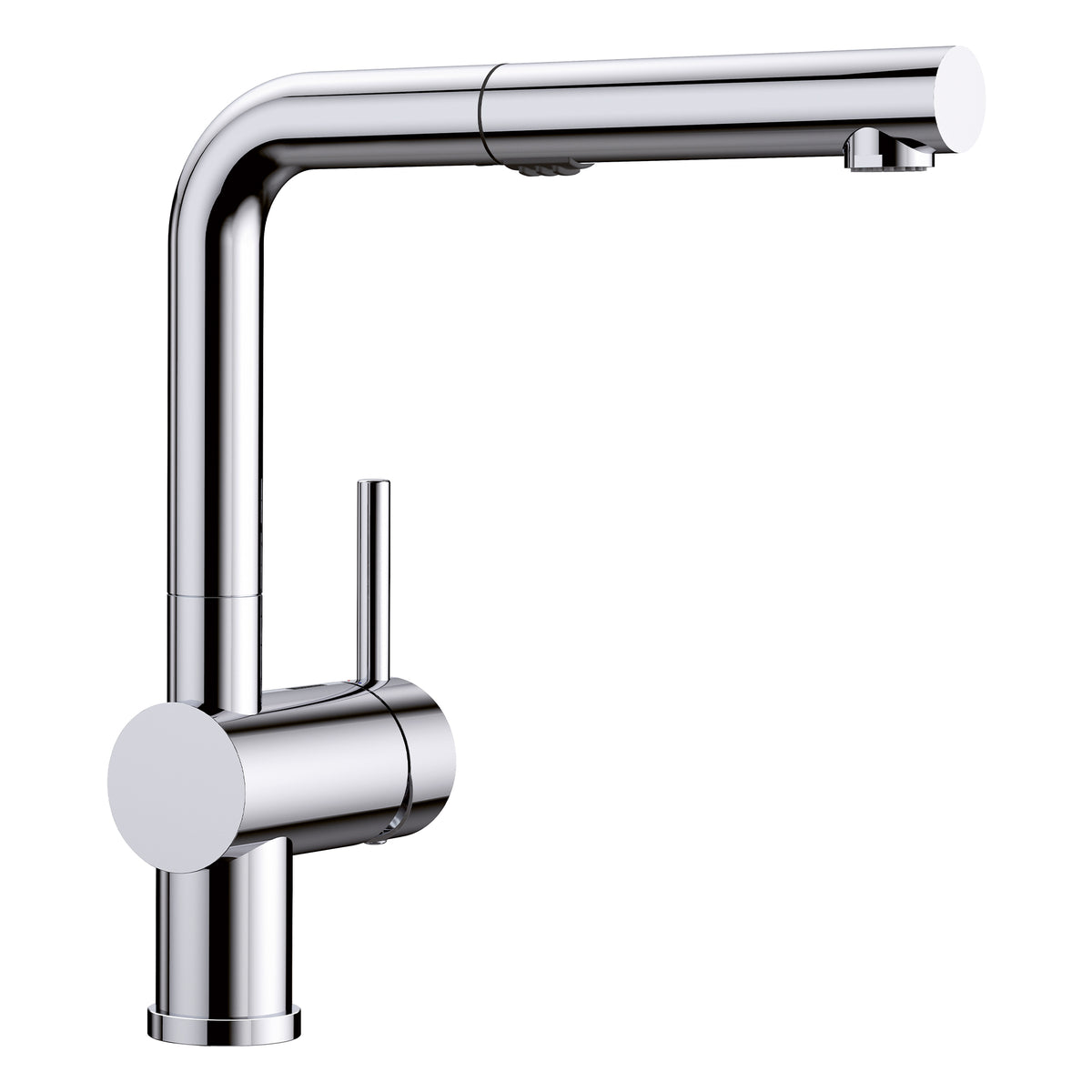 Blanco - 526365 - Linus Low Arc Pull-Out Dual-Spray Kitchen Faucet - Chrome