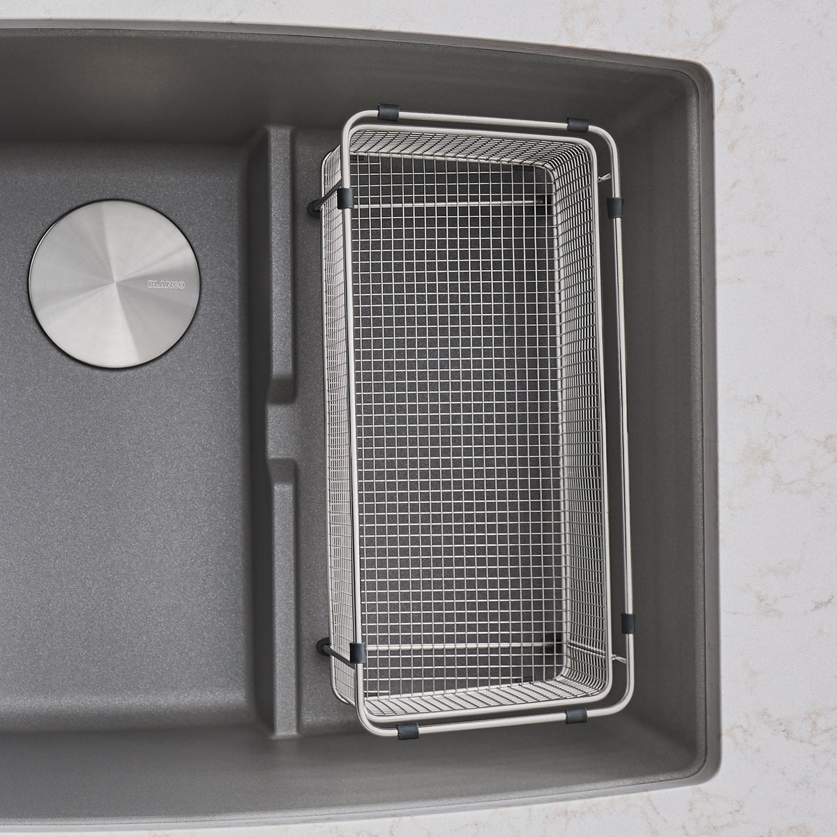 Blanco - 406461 - Mesh Basket - Stainless Steel (Performa Cascade) - Beauty Shot 6