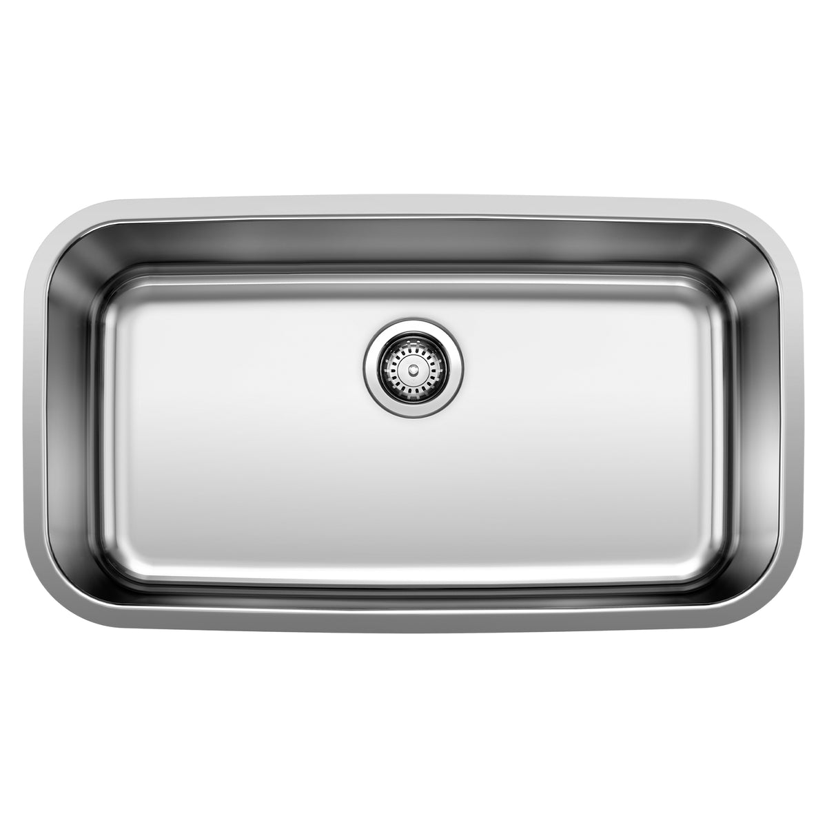 Blanco - 401028 - Stellar 28" Single Bowl Undermount Stainless Steel Kitchen Sink - Brushed Finish