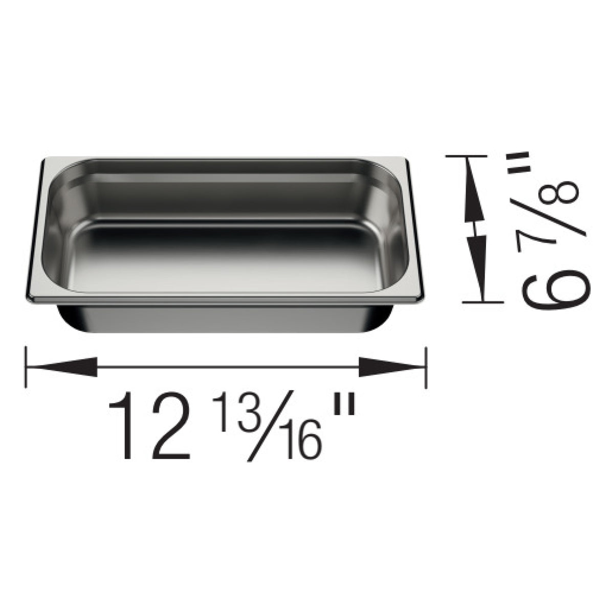 Blanco - 443341 - Inteos Sink Tray - Small - Stainless Steel - Dimension Shot