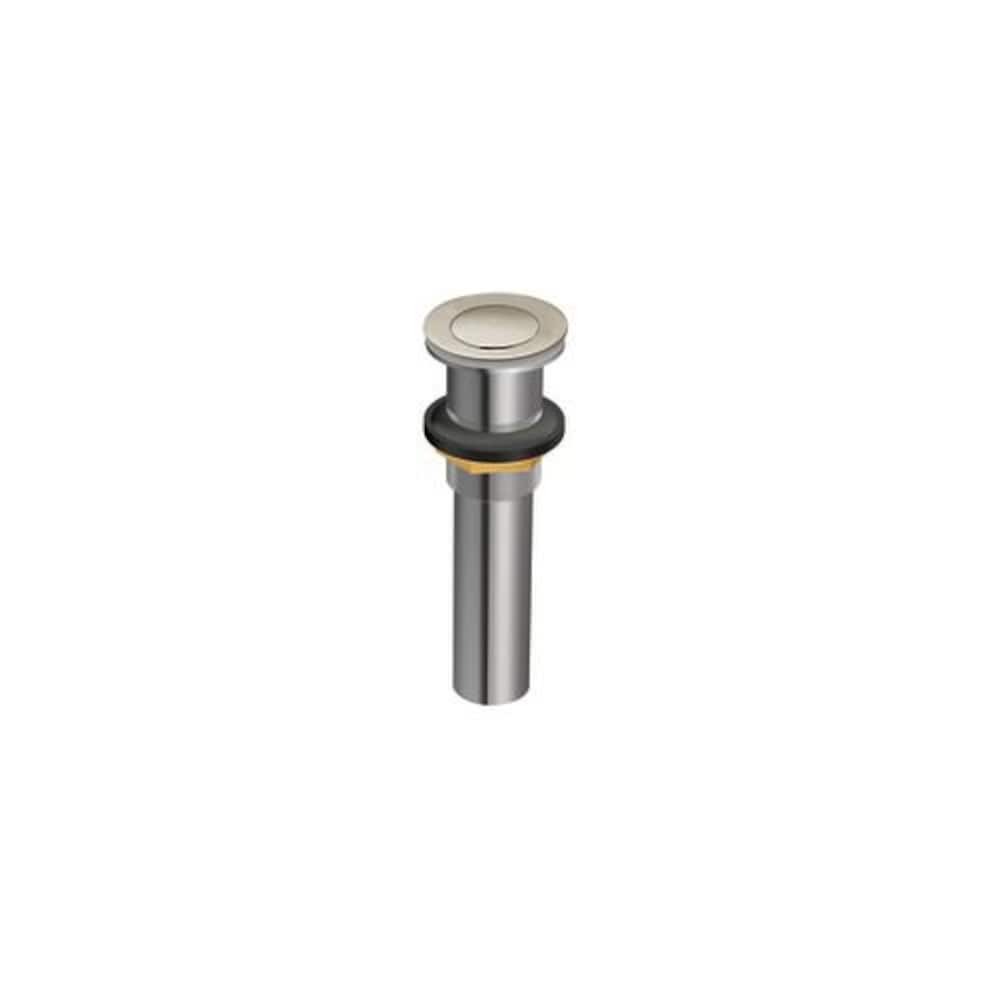 Moen 140780BN spring-loaded push-button drain - Brushed Nickel