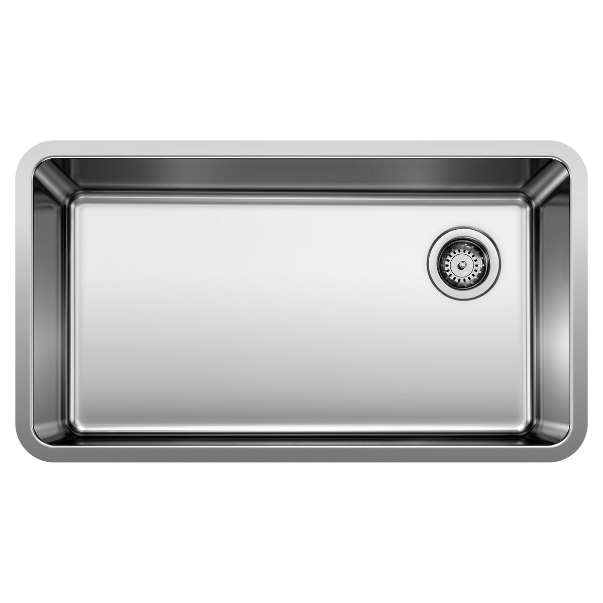 Blanco - 402241 - Formera 32" Single Bowl Undermount Stainless Steel Kitchen Sink - Satin Polish