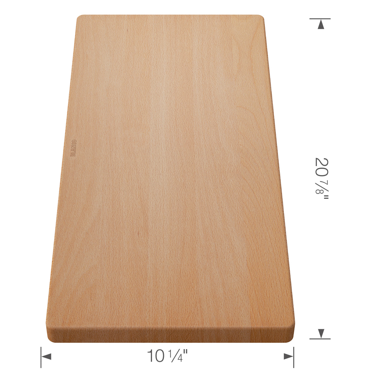 Blanco - 406340 - Precis Beechwood Cutting Board - Dimension Shot
